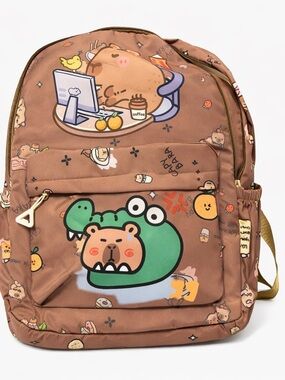 Cute Capybara Backpack 🐻🎒 Trendy / Mochila Cute ✨